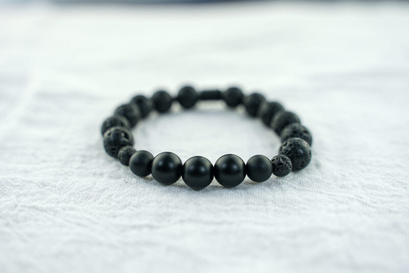 Black & White Mosquito Lava Bracelet Collection - Image 5