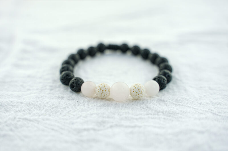 Black & White Mosquito Lava Bracelet Collection - Image 4