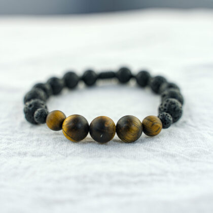 Amber Mosquito Lava Bracelet Collection