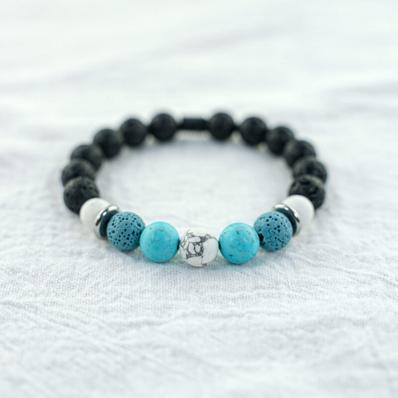 Turquoise Mosquito Lava Bracelet Collection