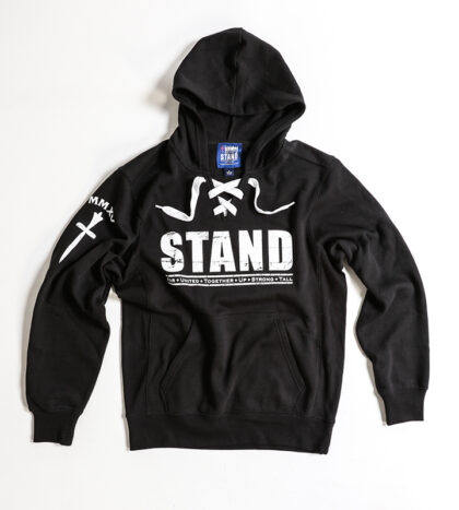 Stand™ Lace Up Pullover Hooded Sweatshirt